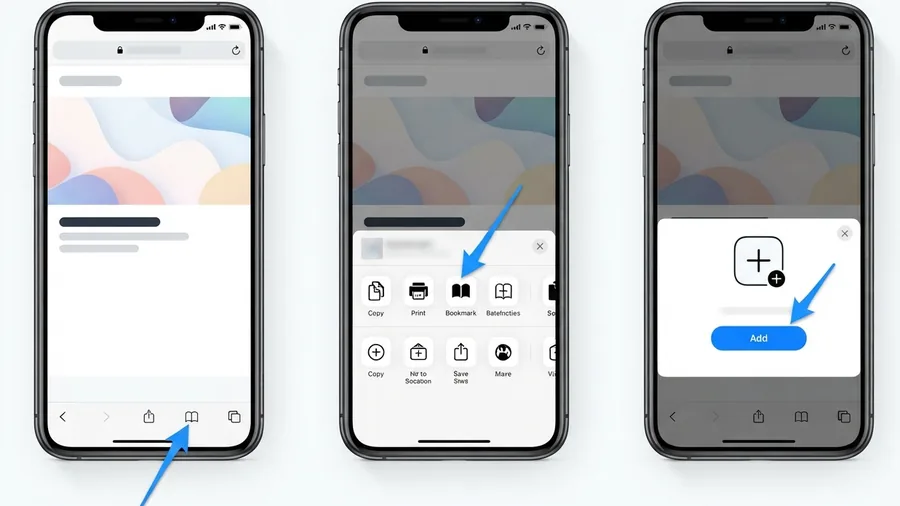 Création du raccourci sous iOS